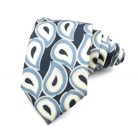 Luxury Men's 7cm Thin Printed Silk Tie Formal Leisure Office Necktie Suit Shirt Classic Accessories Wedding Party Gifts