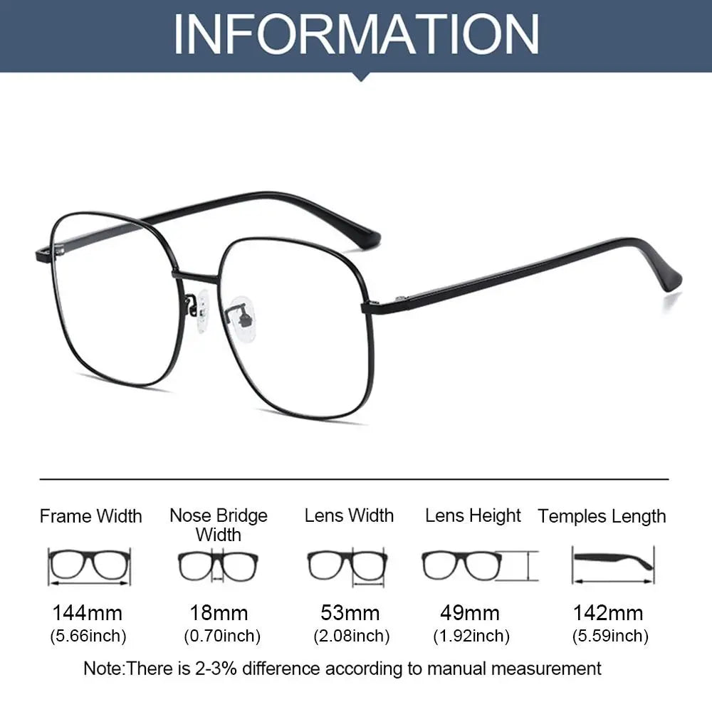 Blue Ray Blocking Anti-Blue Light Glasses Ultralight Metal Computer Goggles Eye Protection Optical Spectacle Eyeglass Office