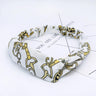 Fashion WomenFloral Headband Hair Accessories Leopard Cross Knotted Bow Chiffon Hair Band Girls Headdress Ladies Hoop Headwear