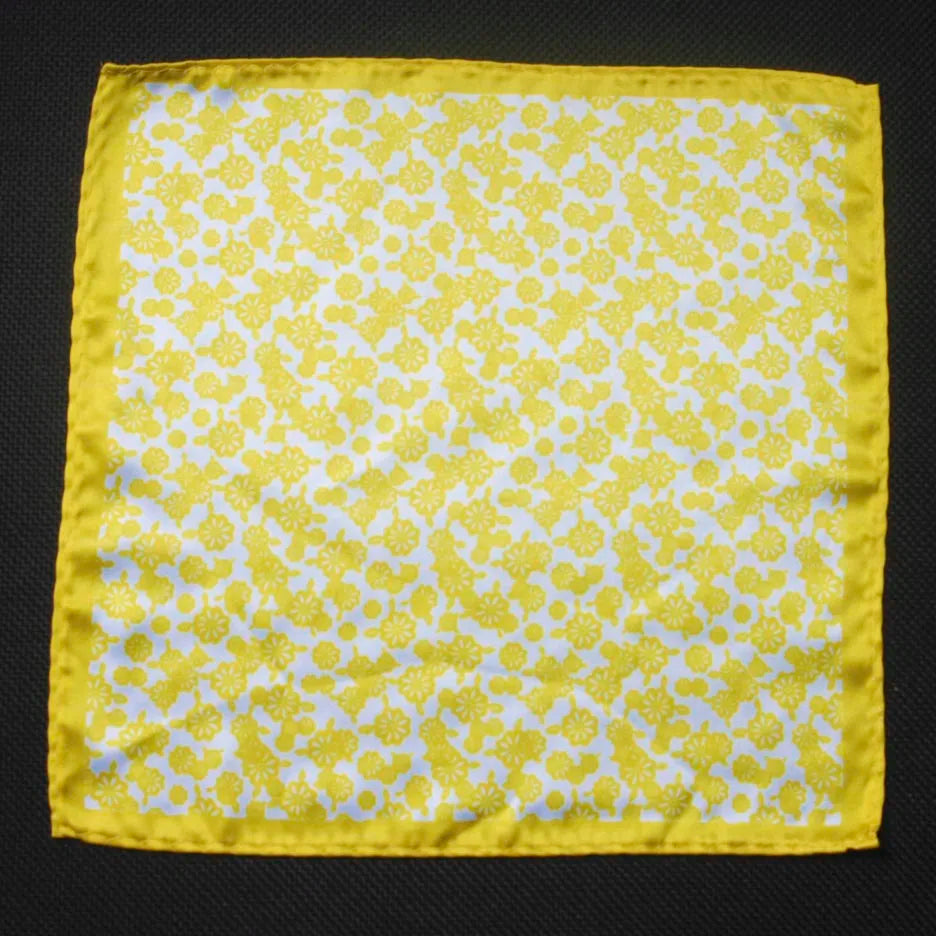 Luxury Mens Handkerchief Silk Accessories Hanky Pocket Squared Handkerchief Pocket Scarf Paisley Polka Dots Party Wedding Prom