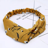 Women Headband New Fashion Hair Bands Bohemian Cross Elastic Hair Band For Ladies Black Purple Female Head band Hair Accessories