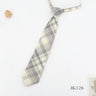 Lazy JK Ties Women Plaid Neck Tie Girls Japanese Style for Jk Uniform Cute Necktie Plaid Uniform School Accessories