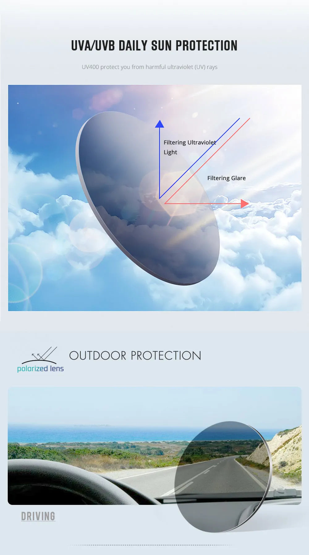 KDEAM Oversized Sunglasses Polarized Photochromic Lenses Night Vision Goggles Designed For Both Men And Women Large Glasses
