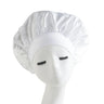 Women's Satin Solid Elastic Wide-brimmed Sleeping Hat Unisex Head Wrap Elastic Band Cap Hair Care Bonnet Night Hat bonnet