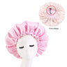 Double-Sided Sleeping Hat Adjustable Nightcap Bathing Hat Girl Sleep Protector Tool