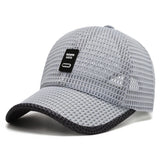 2023 Men's Mesh Baseball Cap Breathable Summer Caps Dad Hat Outdoor Fishing Hats Bone Gorras Snapback Trucker Cap Women hat