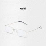 Pure Titanium Glasses Frame Men Women Eyewear Frames Eyeglassess Square Business Classic Design Screwless Denmark Brand