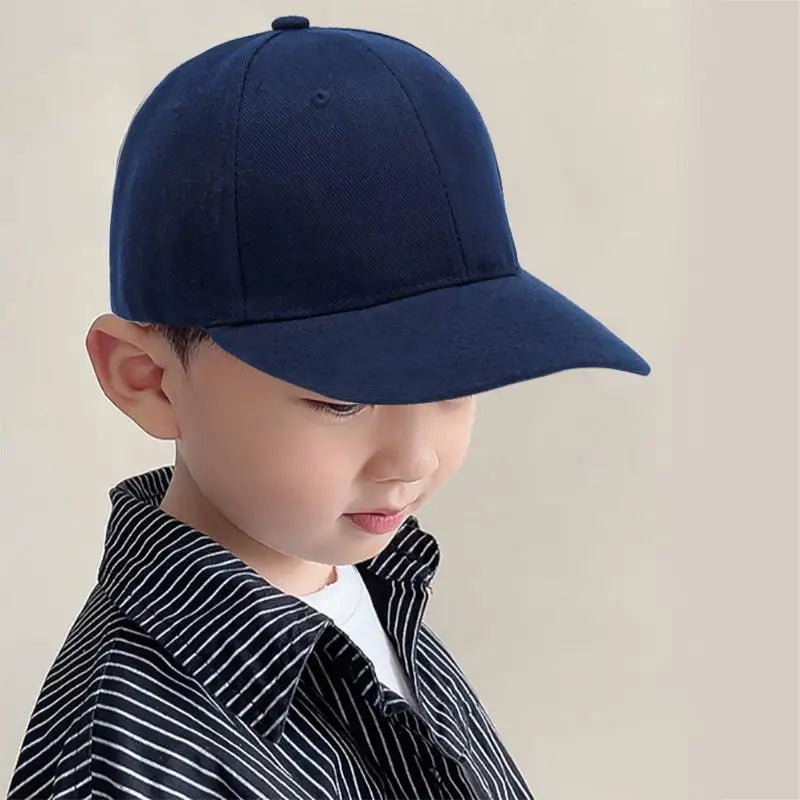 Fashion Candy Color Kids Baseball Cap Sun Protection Boy Girls Hat Adjustable Travel Children Baseball Cap Baby Summer Sun Hat