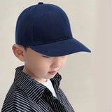 Fashion Candy Color Kids Baseball Cap Sun Protection Boy Girls Hat Adjustable Travel Children Baseball Cap Baby Summer Sun Hat
