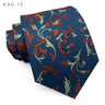 MUGIVALA 9CM Wide Printed Vintage Tie Nostalgic Retro Suit Shirt Formal Business Casual Fashion Accessories