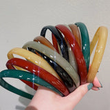 Jelly Color Headbands For Women Girls Headband With Tooth Anti-slip Hairband Hair Accessories For Hair Head Hoop