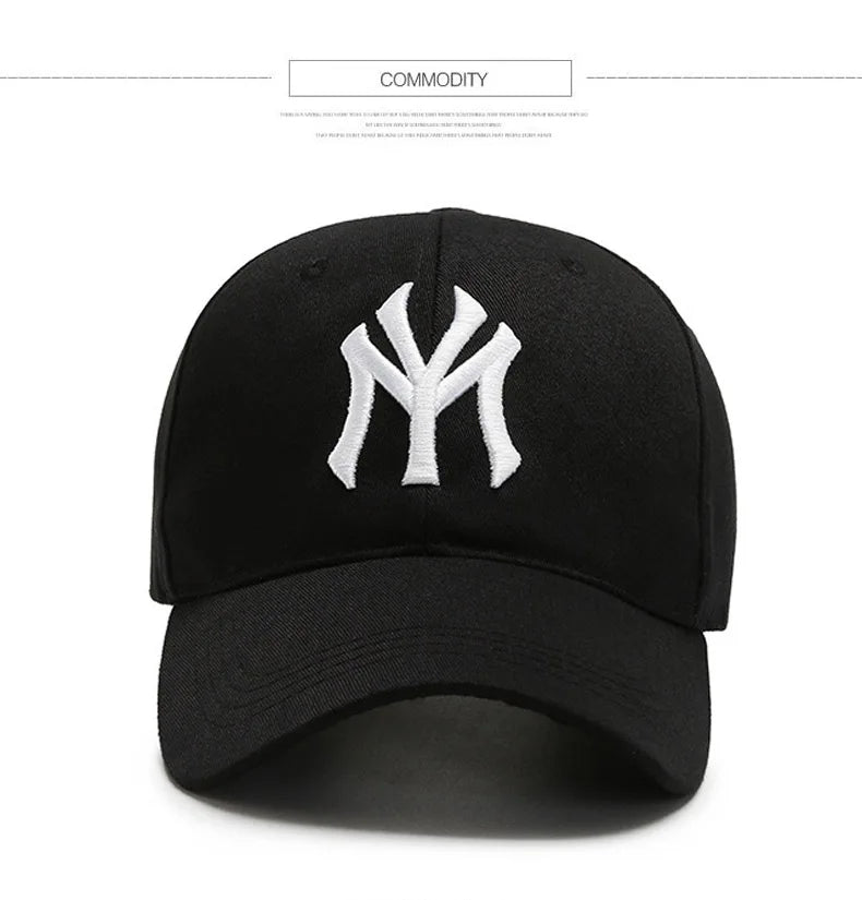 Fashion Letters Embroidery Baseball Caps Women Men Snapback Cap Female Male Visors Sun Hat Unisex Adjustable Cotton Trucker Hats