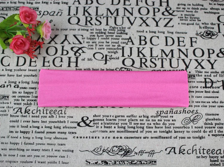 Fashion Sports Headbands for Women Solid Elastic Hair Bands Running Fitness Yoga Hair Bands Stretch Makeup Hair Accessories Hot