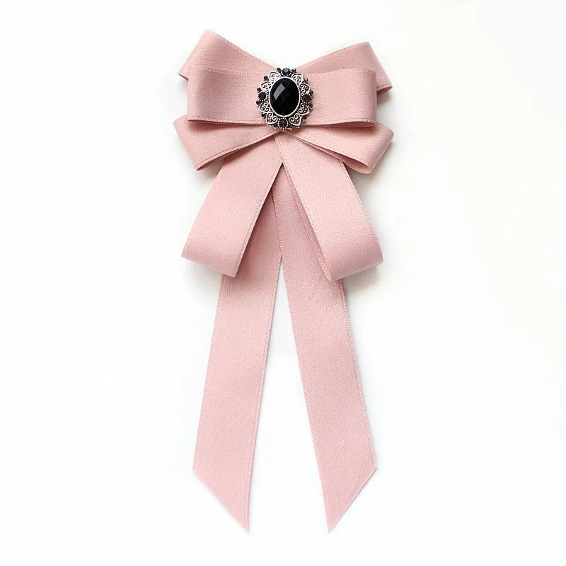 Handmade Fashion New Butterfly Knot Ribbon Diamond Bowtie College White Rhinestone Shirt Bow Tie Gift for Men Accessories