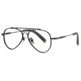 Classic Desgin Pure TitaniumDouble Bridge Glasses Men Optical Frame Luxury Ultra Light Eyegalsses Frames Myopia Eyewear Frame