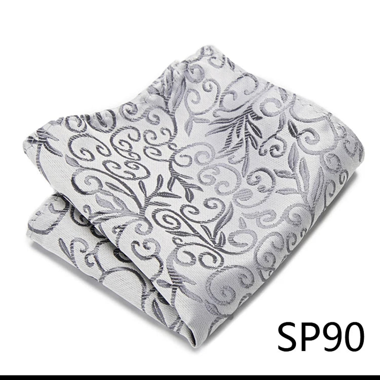 Pocket Square Handkerchief Nice Handmade Woven 100% Silk Hanky Pocket Square Printed  hombre Pink Office Clothing accessories