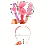3 Pieces of Sweet Headbands for Kidsren, Suitable for Little Girls