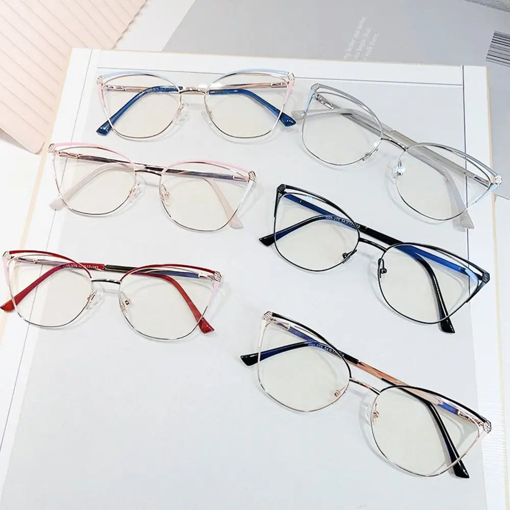 Blue Light Blocking Women Designers Eyeglasses Optical Spectacle Computer Eye Protection Glass Fashion Eyewear