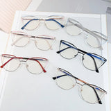 Blue Light Blocking Women Designers Eyeglasses Optical Spectacle Computer Eye Protection Glass Fashion Eyewear
