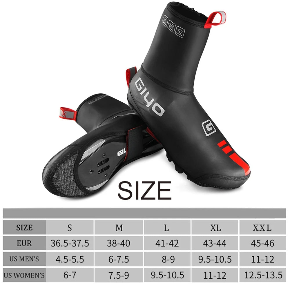 Giyo Neoprene Thermal Bicycle Overshoes Road MTB Bike Cycling Footwear Cover Unisex  Bike Waterproof Cycling Shoes Cover