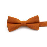 High Quality Mens Solid Color Bowtie Set For Men Children Wedding Party Dinner Accessory Pink Orange Father-son Bow Tie Gift