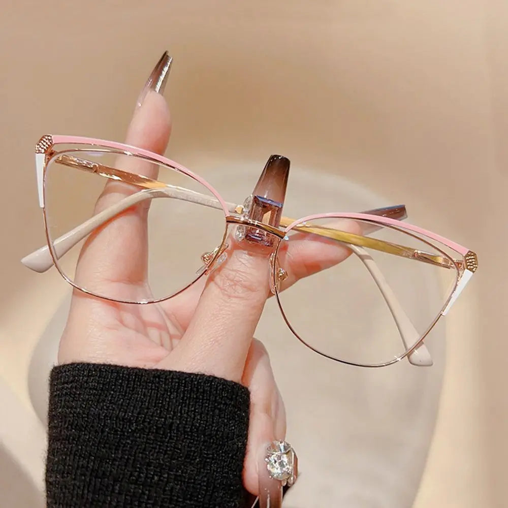 Blue Light Blocking Women Designers Eyeglasses Optical Spectacle Computer Eye Protection Glass Fashion Eyewear
