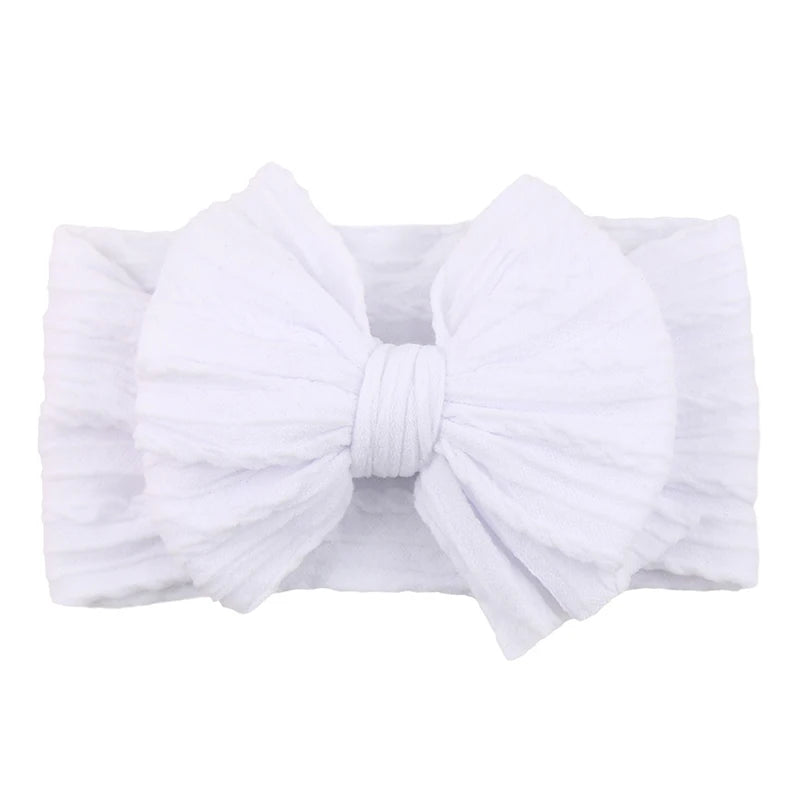 Baby Girl Bows Headband Newborn Turban Hairbands Kids Red Head Band Outdoor Toddler Children HeadWrap Hair Accessories