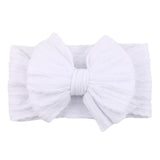 Baby Girl Bows Headband Newborn Turban Hairbands Kids Red Head Band Outdoor Toddler Children HeadWrap Hair Accessories