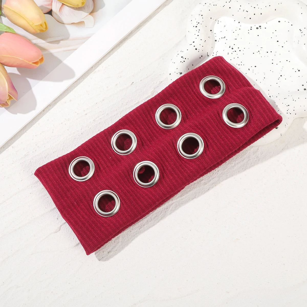 Women Fashion Hairbands Headbands Black Red Elastic Bandage Design New Simple Hair Band Ladies Wash Face Dating Hair Accessories