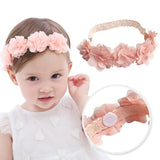 Baby Headband Flower Girls Bows Toddler Hair Bands Baby Kids Headbands Turban Newborn Elastic HaIrband Baby Hair Accessories