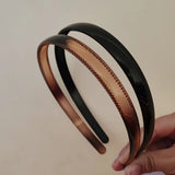 2pc European and American High Quality Black Hairbands Headbands for Women Girls Men Korean Sport Washface Hair Accessories Tool