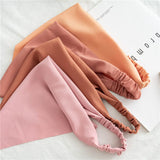 Headbands Cute Women Elastic Hair Accessories Bandana Turban Headwrap Triangle Hair Scarf