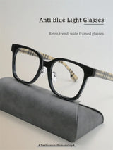 2025 New Fashion Blue Light Blocking Glasses For Man and Women's Glasses Big Square Size High Quality Retro Glasses Frame