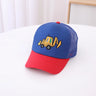 Korean Children 's Sports Hats Toddler Baby Boy Baseball 2024 Summer Embroidered Excavator Outdoor Kids Hip Hop Caps Adjustable