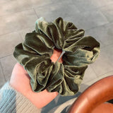 1 Piece Big Size Velvet Scrunchies Girls’ Hair Ties Women Hair Elastics Rubber band hair Accessories Ponytail Holder Hair Rope