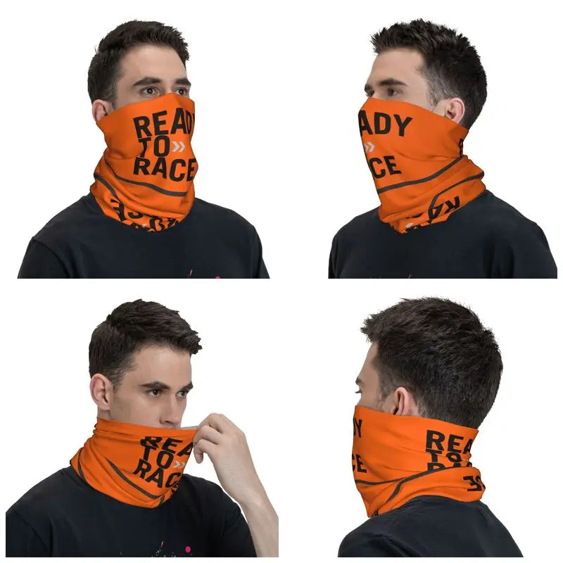 Motocross Racing Balaclava Ready To Race Magic Scarf Merch Neck Gaiter Motorcycle Bandana Men Outdoor Sports Face Mask