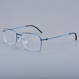 Pure Titanium Glasses Frame Men Women Eyewear Frames Eyeglassess Square Business Classic Design Screwless Denmark Brand
