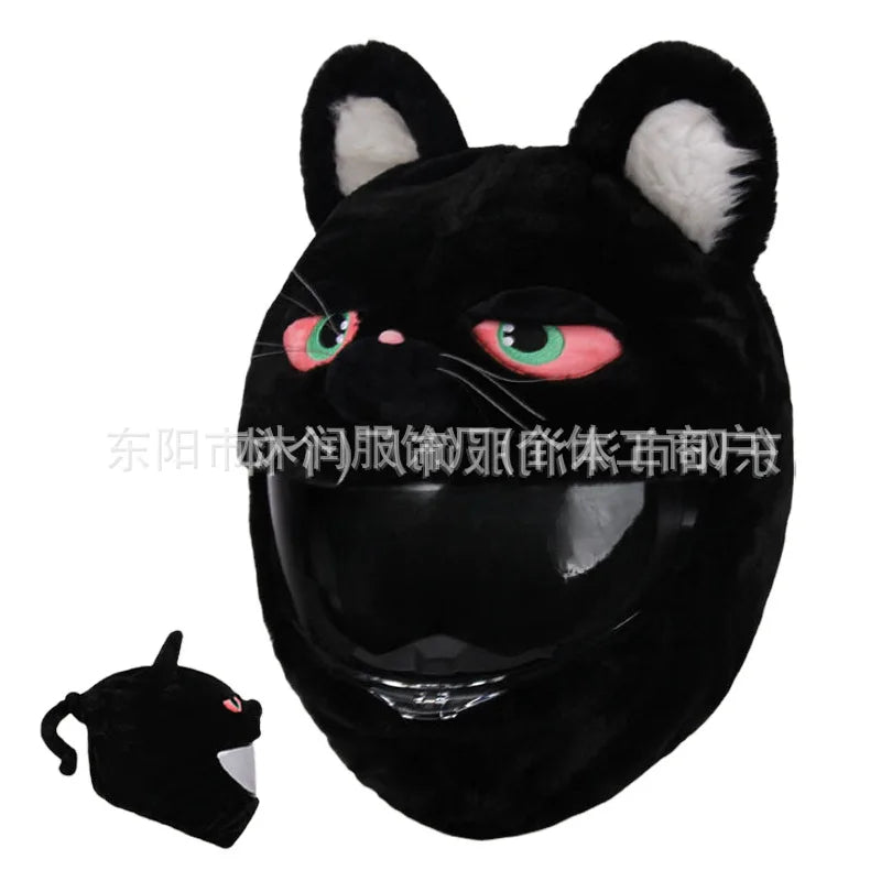 Festival Cartoon Hat Cap Motorcycle Helmet Cover Innovative Bicycle Helmet Cover Outdoor Fun Personalized Christmas Demon Devil
