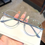 Blue Ray Blocking Anti-Blue Light Glasses Ultralight Metal Computer Goggles Eye Protection Optical Spectacle Eyeglass Office