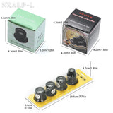 4/Set 3X 5X 10X 15X 20X Eyeglass Magnifier Eye Loupe Lens Portable Eyepiece Process Operation for Watchmaker Watch Repair Tools