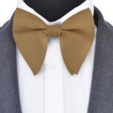 Classic Silk Solid Green Red Black Big Bow Tie for Man Fashion Bowknot Party Business Office Wedding Gift Accessories