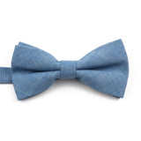 High Quality Mens Solid Color Bowtie Set For Men Children Wedding Party Dinner Accessory Pink Orange Father-son Bow Tie Gift