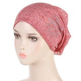 Women Men Sleeping Hat Baggy Beanie Satin Lined Night Unisex Sleep Cap Hair Care Bonnet Hair Loss Nightcap Pullover Hat Headwear