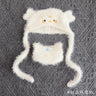 Mini Doll Clothes Winter Clothes Set One-piece Sweater Hat Scarf Clothing Gift Labubu Outfit Accessories For 17cm Labubu V1 V2