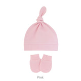 Newborn Baby Hat with Gloves Autumn Winter Warm Cotton Kids Beanies Stuff Children Accessories Infant Nightcap 0-6 Months Babies