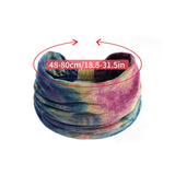 Bohemian Wide Stretch Headbands Multi-color Tie-dyed Yoga Sweatband Turban Head Wrap Bandana Women Hair Accessories Wholesale