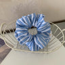 Woman Large Fresh Stripes Elastics Hair Band Versatile Scrunchies Hair Ties Ladies Ponytail Holder Girl Fashion Hair Accessories