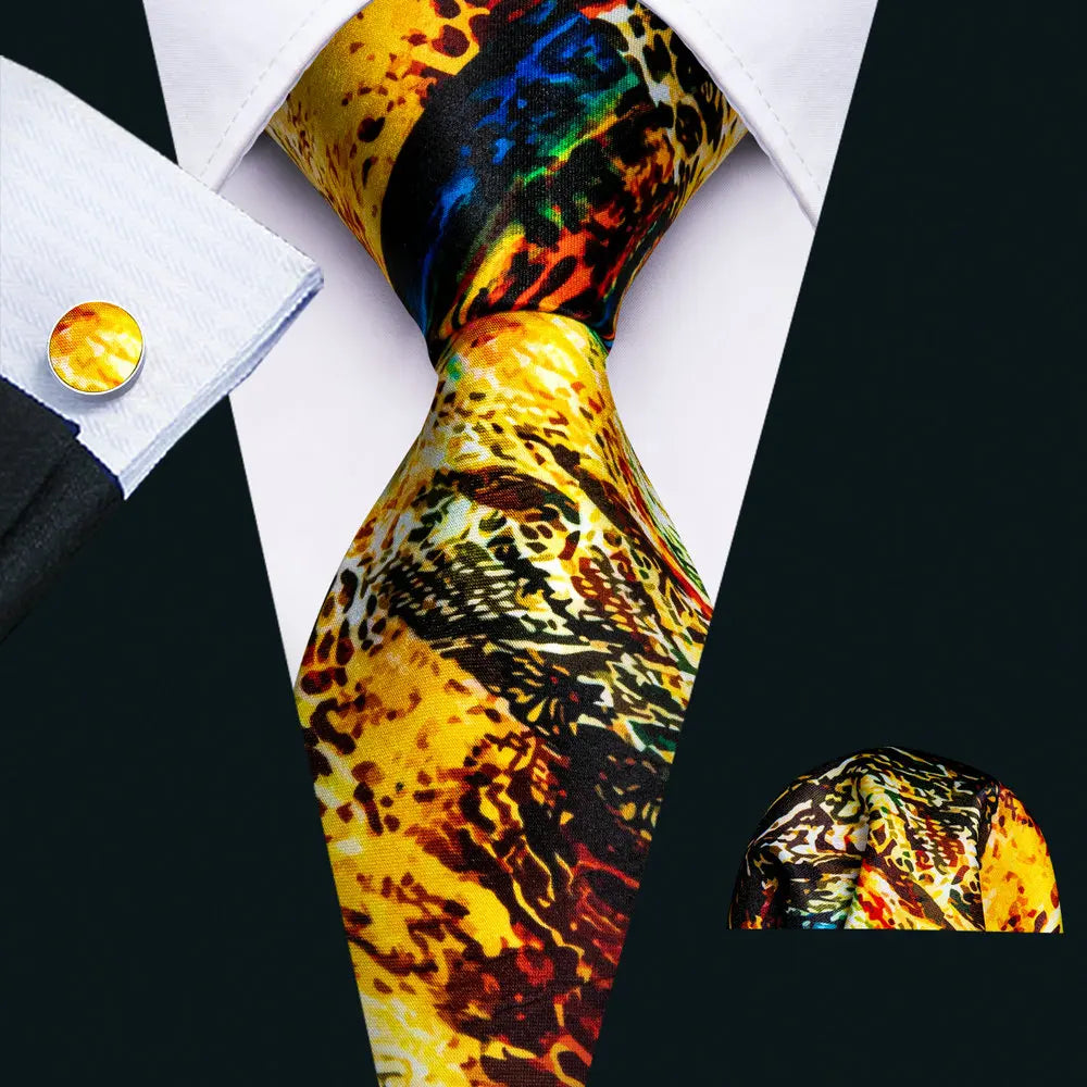 Famous Brand Cravate 2018 New Printed Tie Neck Ties For Mens Wedding Tie 8.5cm Width Mens Gravata Party Neckties For Wedding