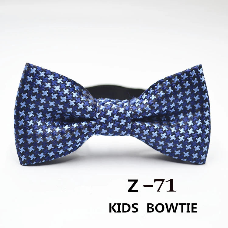 53 Color Children's Bow Tie Fashion Jacquard Baby Neckties Tie Baby Kid Kids Classical Pet Striped Butterfly Elastic Cord BowTie