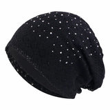 Women Men Sleeping Hat Baggy Beanie Satin Lined Night Unisex Sleep Cap Hair Care Bonnet Hair Loss Nightcap Pullover Hat Headwear
